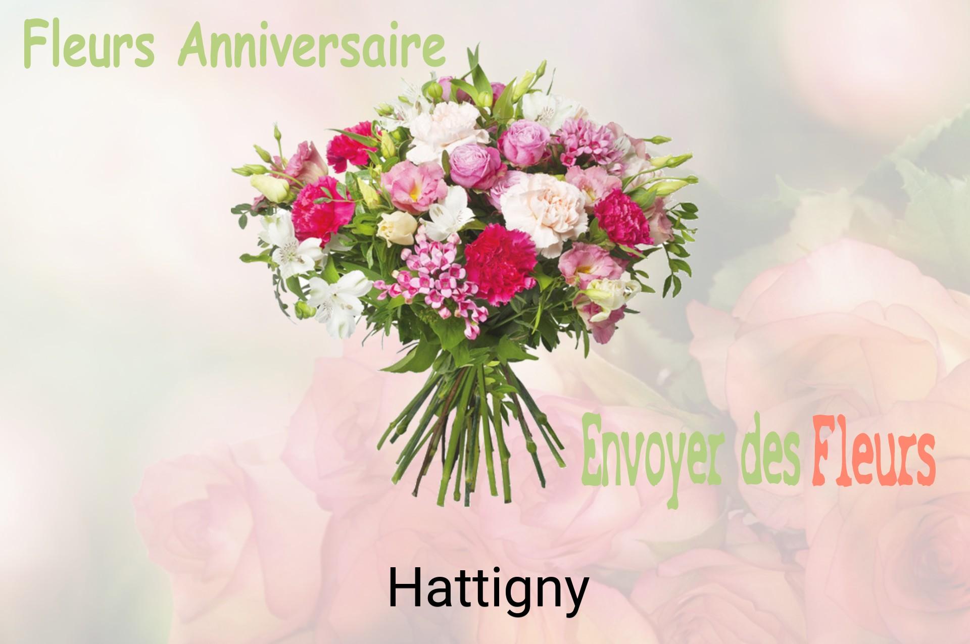 Bouquet de fleurs d’anniversaire livré à Hattigny